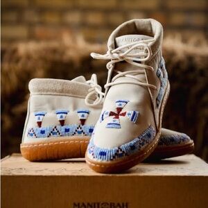 Manitobah X Lauren Good Day Beaded Moccasin Boots